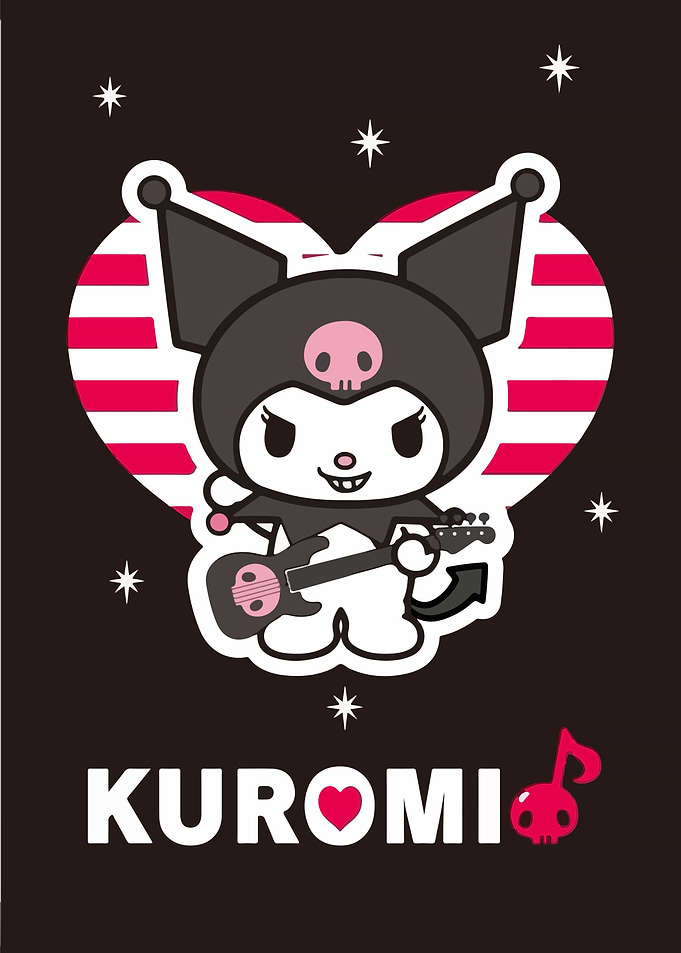 Kuromi Playing Guitar