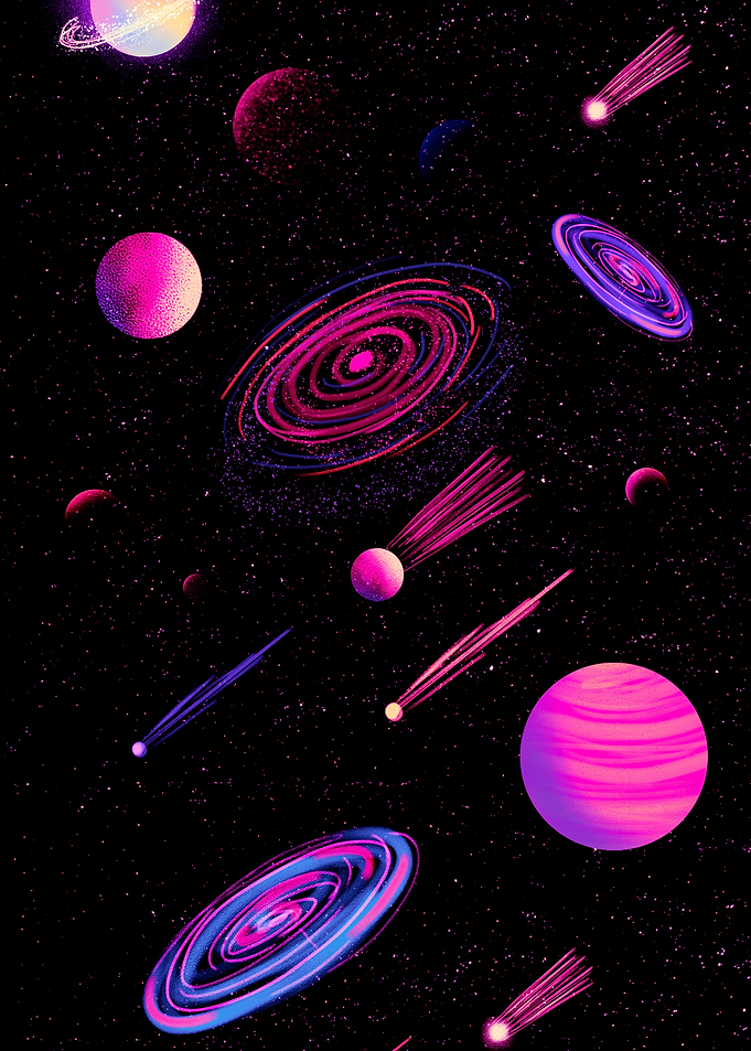 Cosmic Galaxy and Planets