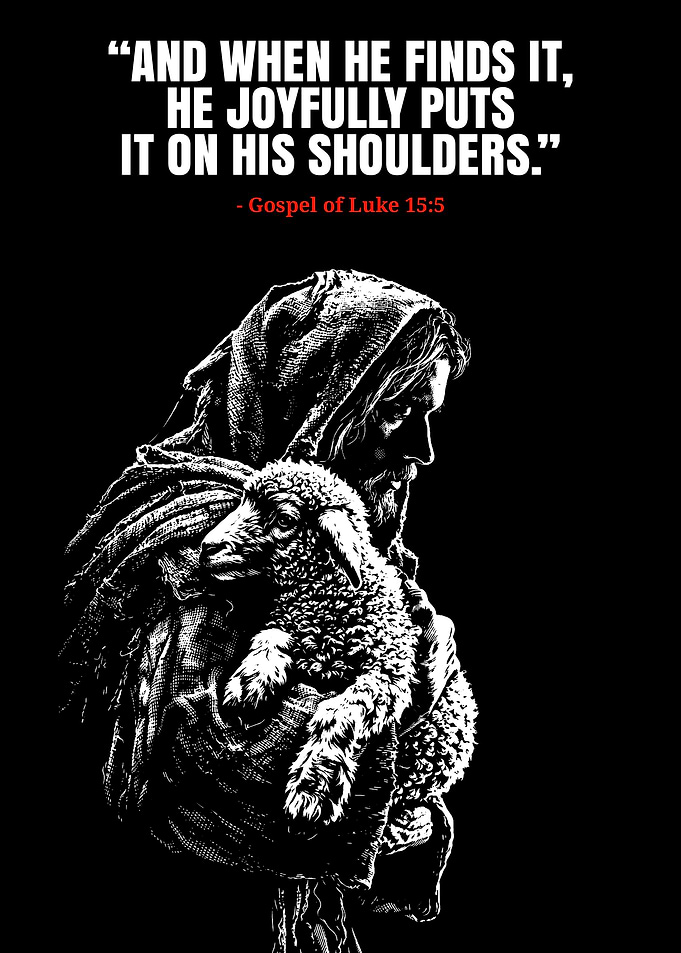 Jesus Carrying a Lamb