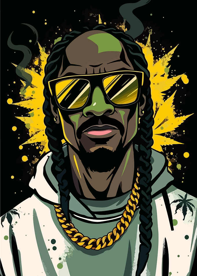 Snoop Dogg Pop Art Portrait