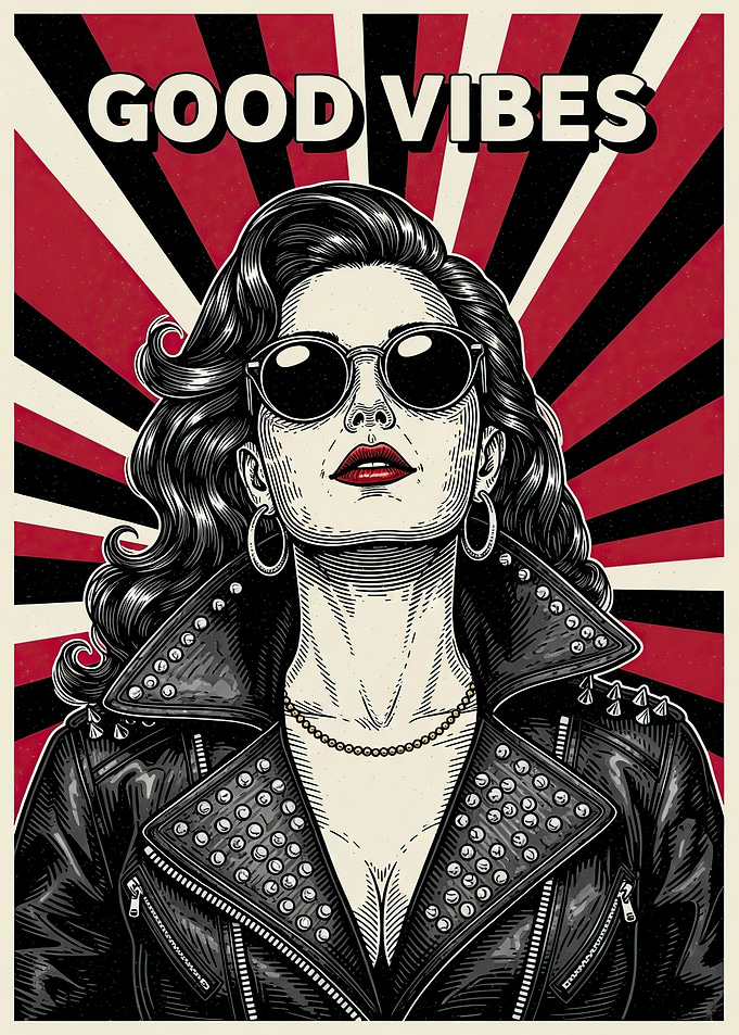 Good Vibes Rocker Woman