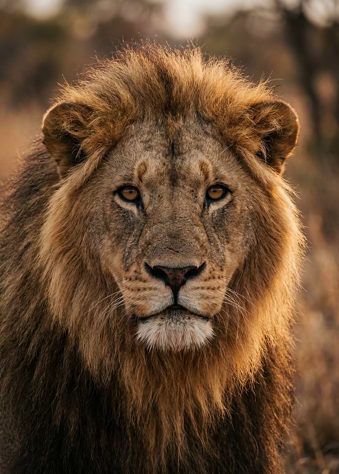 Majestic Lion Portrait