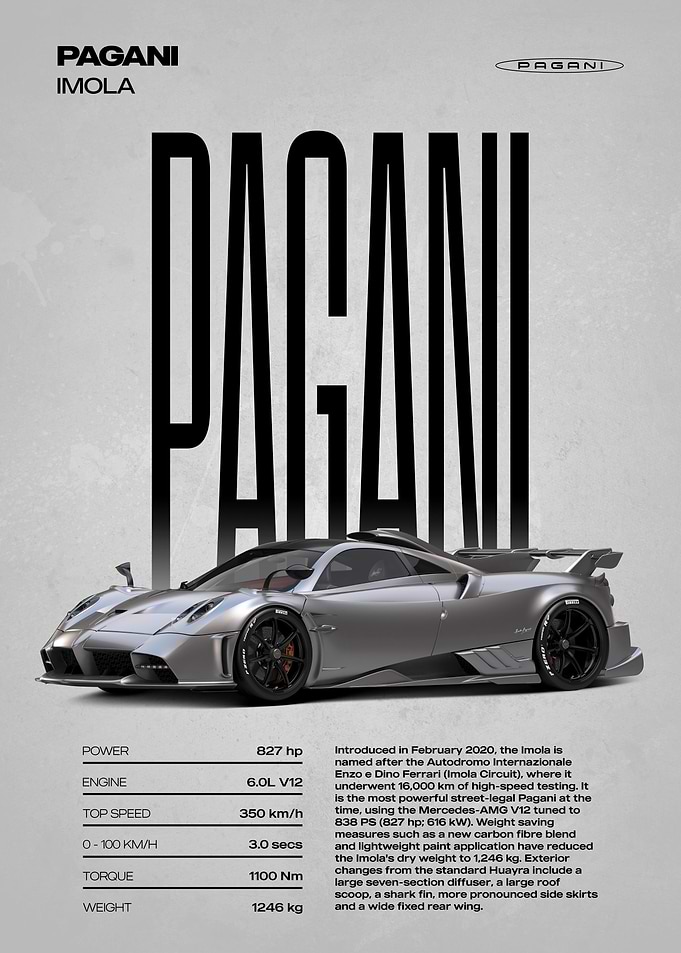 Pagani Imola Supercar