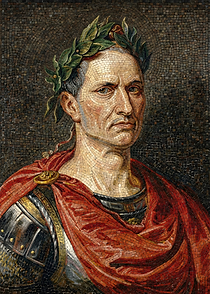 Mosaic Portrait of Julius Caesar