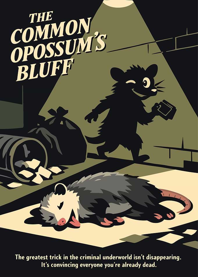 The Common Opossum's Bluff