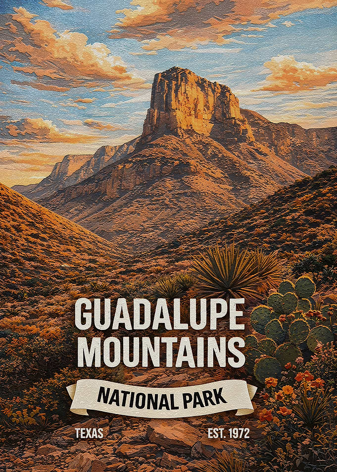Guadalupe Mountains National Park Poster