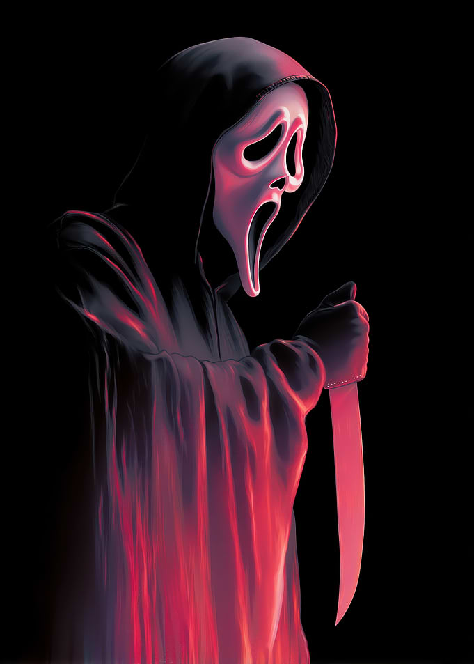 Ghostface Killer with Knife