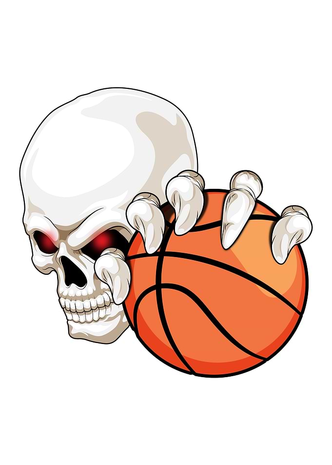 Skull Basketball player Basketball