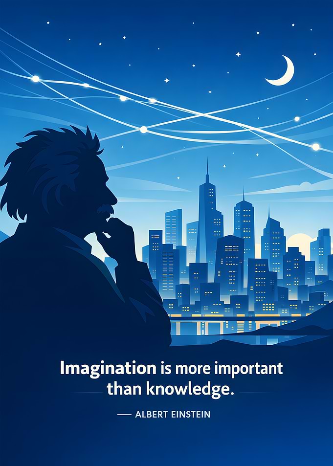 Einstein Quote on Imagination