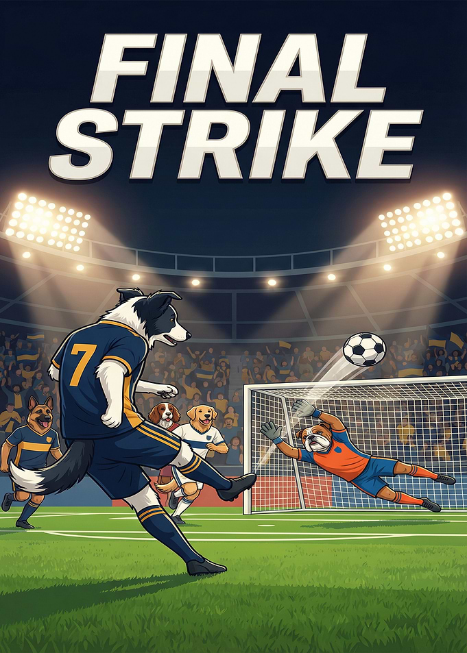 Dogs Playing Soccer