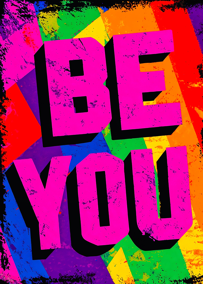 Vibrant Pop Art Be You