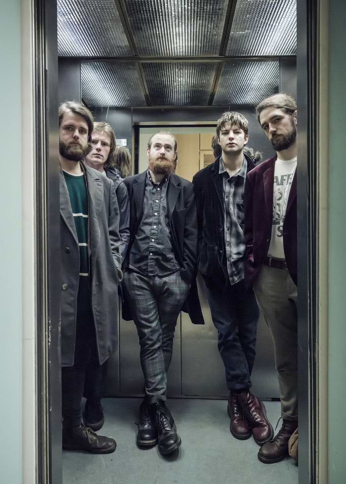 Band in an elevator fontaines dc