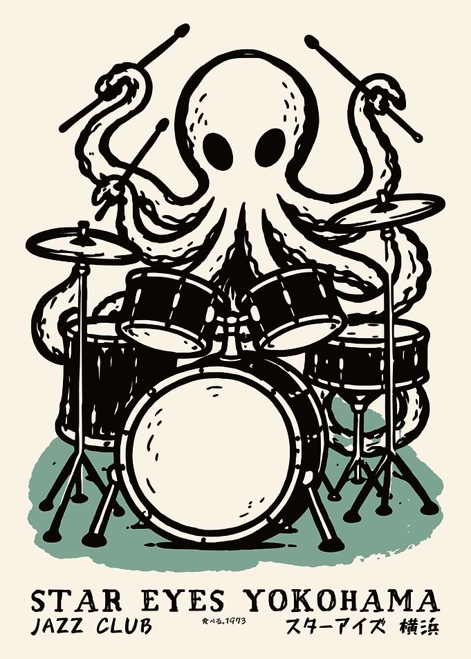 Yokohama Jazz Club Poster