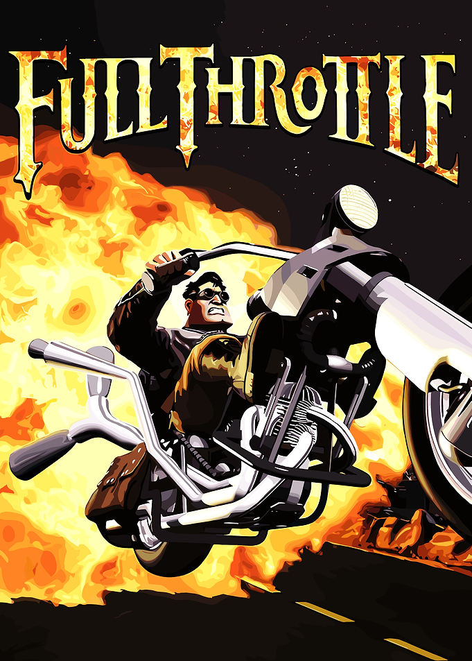 Full Throttle Motorcycle Fire