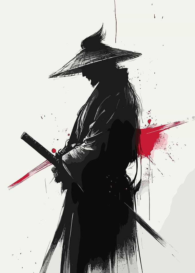 Samurai Warrior with Katana