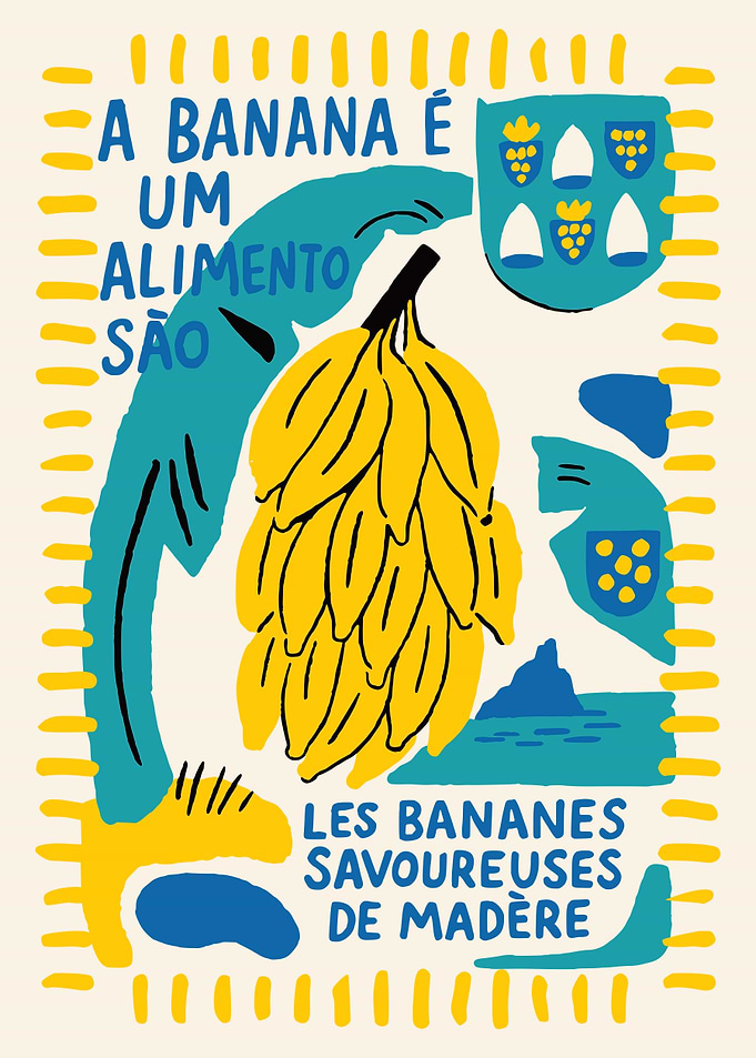 Madeira Bananas Wall Art