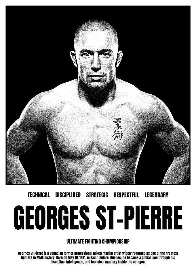 Georges St-Pierre UFC Poster