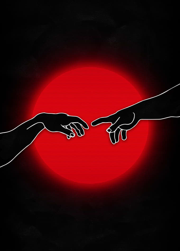 Creation of Adam Hands