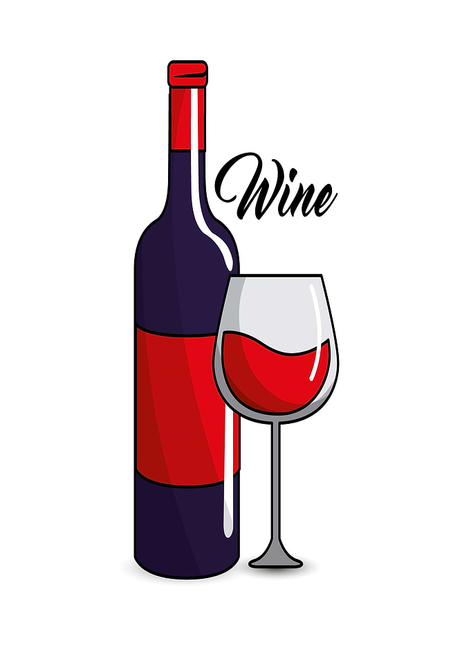 Wine Bottle And Wine Glass