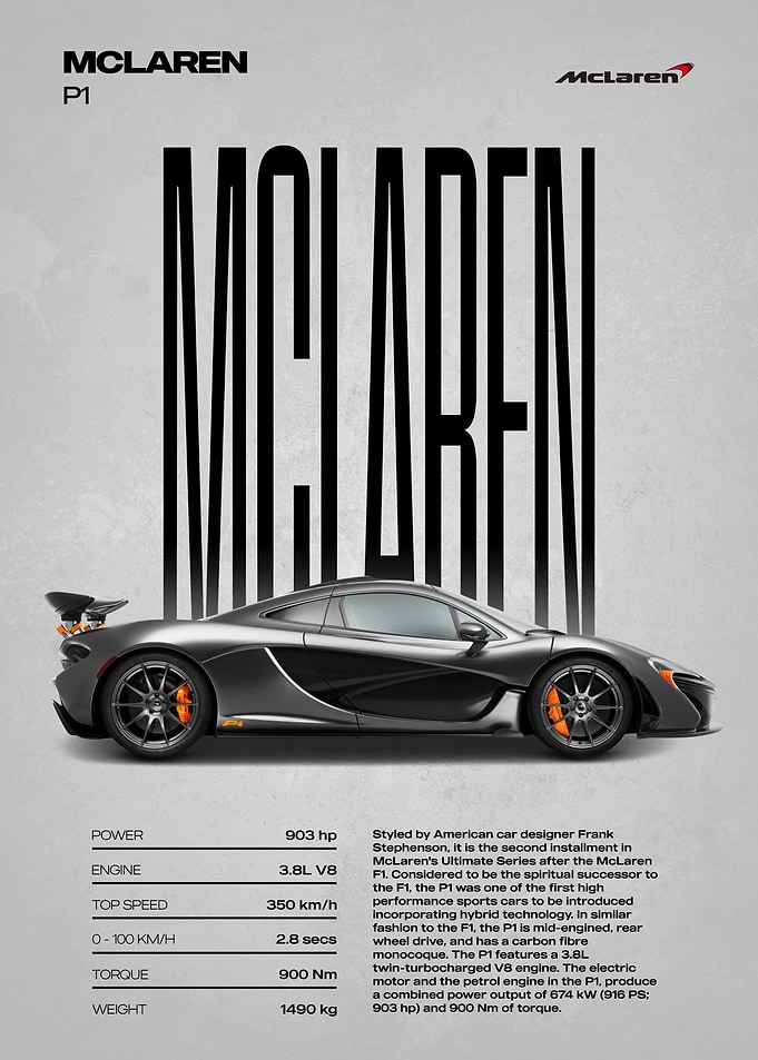 McLaren P1 Supercar