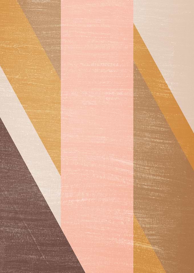 Abstract Geometric Pattern with Textured Stripes