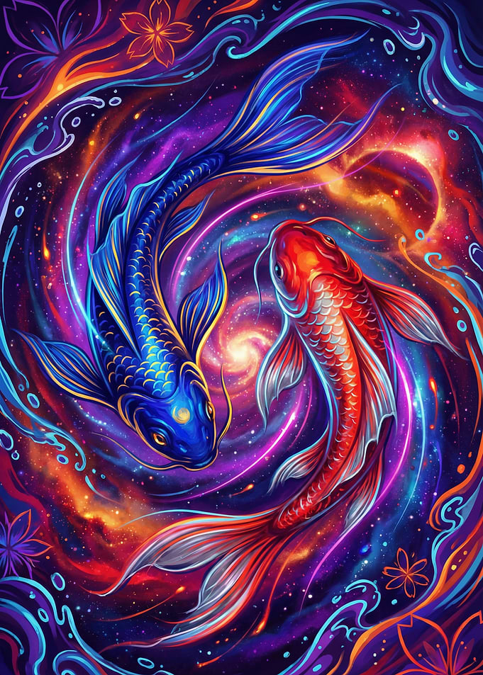 Cosmic Koi Fish