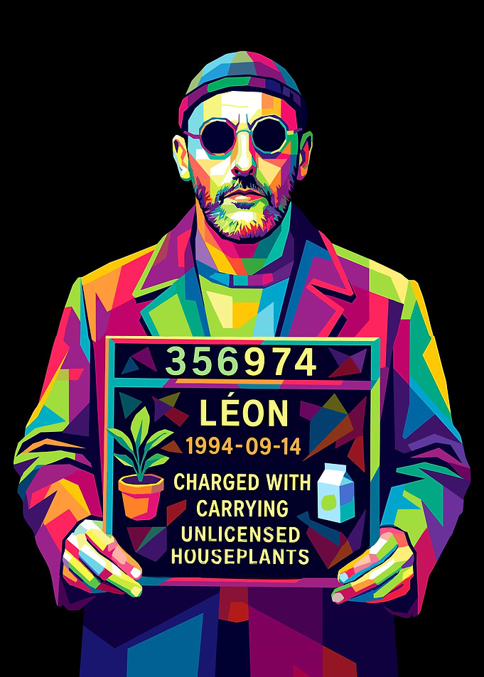 Leon Mugshot Pop Art