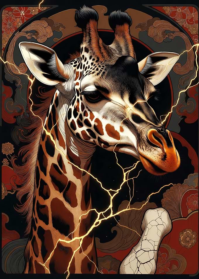 Kintsugi Giraffe
