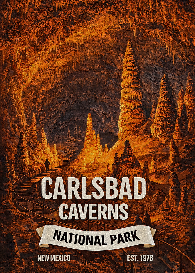 Carlsbad Caverns National Park Poster