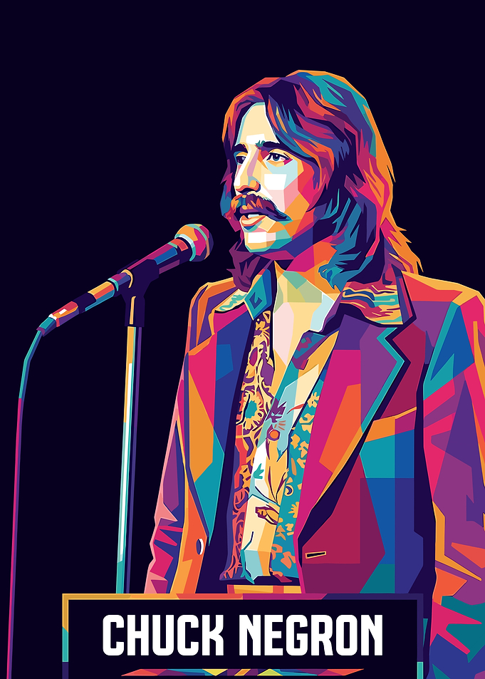 Chuck Negron Pop Art Portrait