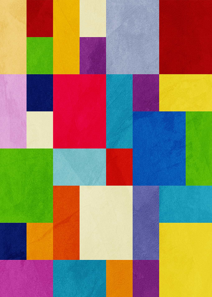 Colorful Geometric Abstract Pattern