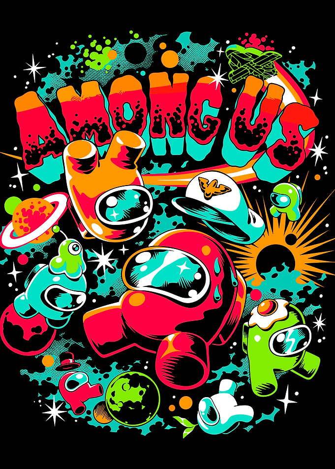 Among Us Space Crewmates Art
