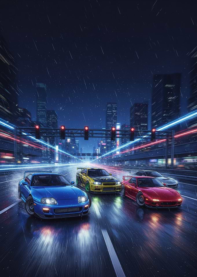 Street Racing in the Rain