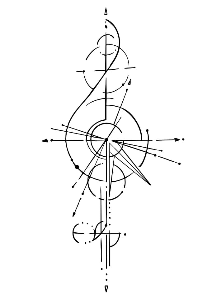 Geometric Musical Symbol