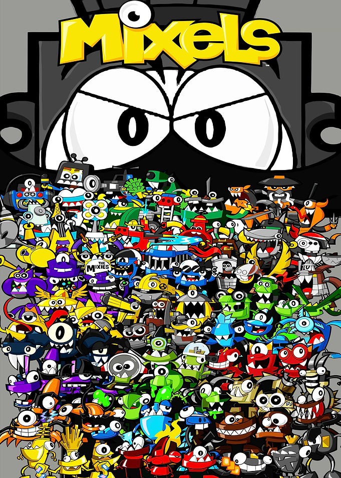 Mixels Characters Poster