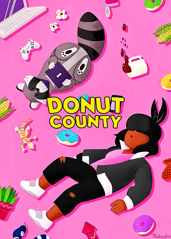 Donut County Game Art