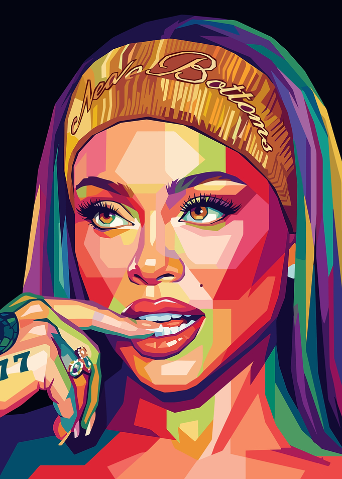 Latto Pop Art Portrait