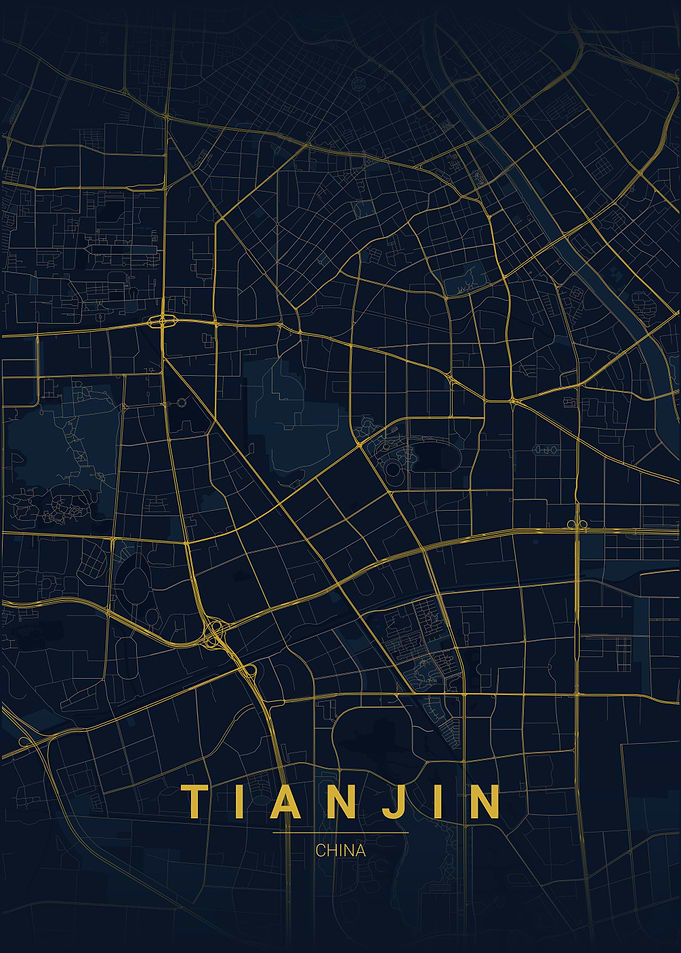 Tianjin City Map