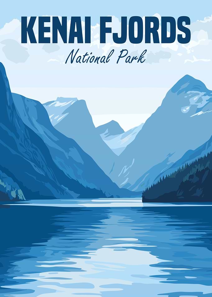 Kenai Fjords National Park Poster