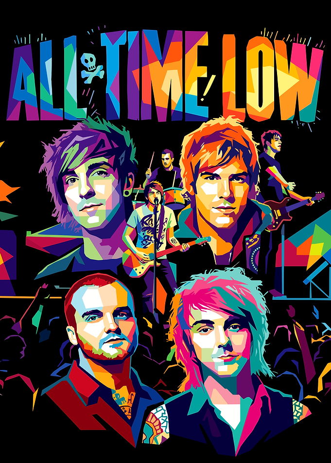 All Time Low Band Pop Art