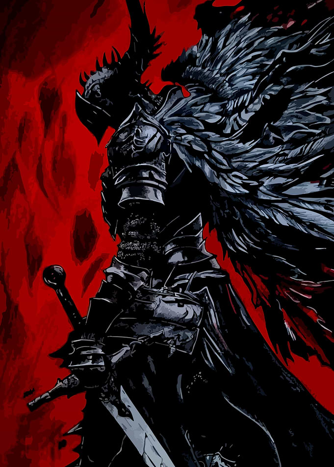 Dark Knight with Sword