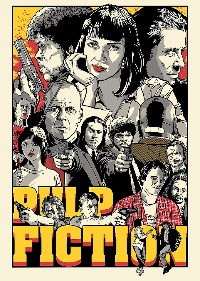 Pulp Fiction Movie Poster