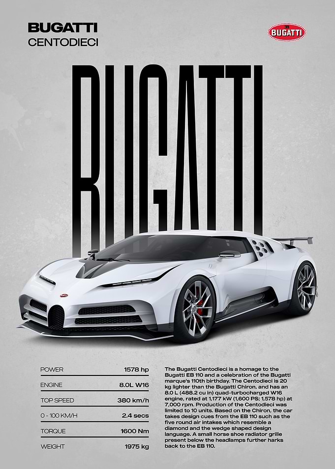 Bugatti Centodieci Supercar