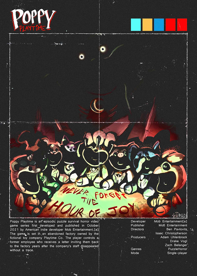 Poppy Playtime 'Hour of Joy' Poster