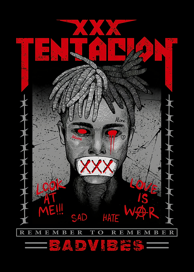 XXXTentacion Bad Vibes Portrait