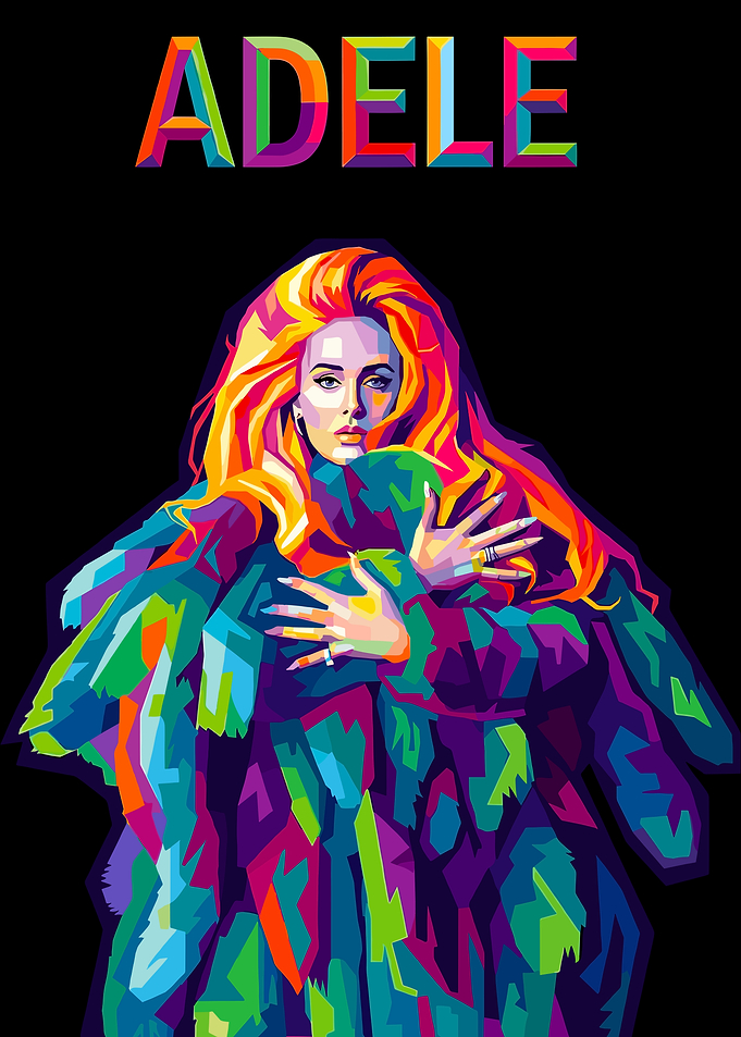 Adele Pop Art Portrait