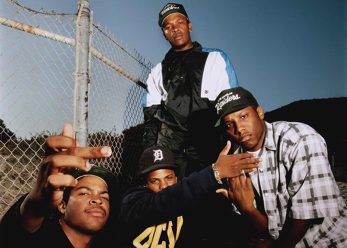 N.W.A. posing for a photo