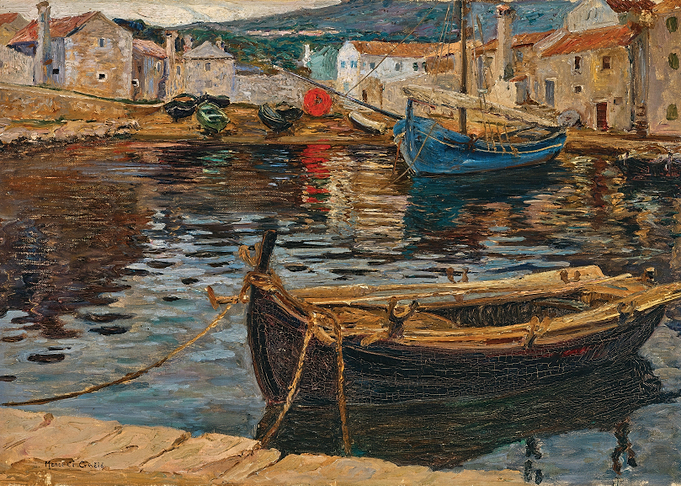 Boats in a Harbor