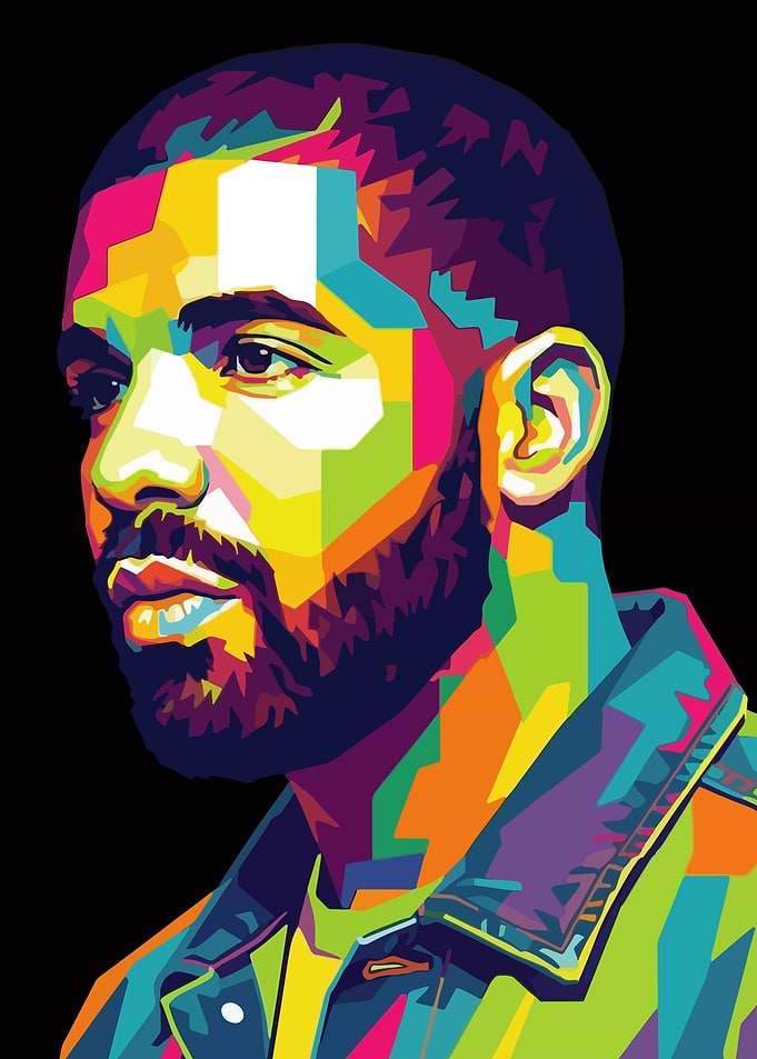 Drake Pop Art Portrait