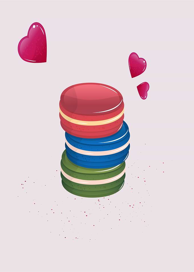 Colorful Macarons